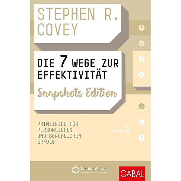 Die 7 Wege zur Effektivität Snapshots Edition, Stephen R. Covey