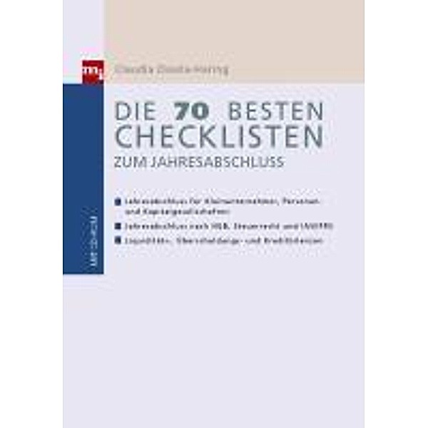 Die 70 besten Checklisten zum Jahresabschluss / mi-Fachverlag bei Redline, Claudia Ossola-Haring, Werner Ruh