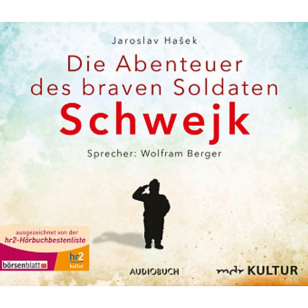 Die Abenteuer des braven Soldaten Schwejk, 8 Audio-CD, Jaroslav Hasek