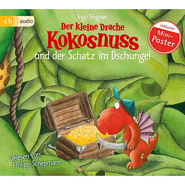 Die Abenteuer des kleinen Drachen Kokosnuss - 11 - Der kleine Drache Kokosnuss und der Schatz im Dschungel, Ingo Siegner