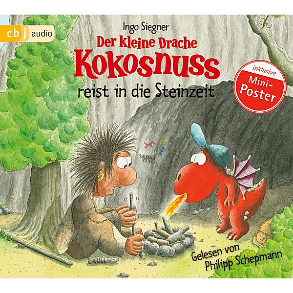 Die Abenteuer des kleinen Drachen Kokosnuss - 18 - Der kleine Drache Kokosnuss reist in die Steinzeit, Ingo Siegner