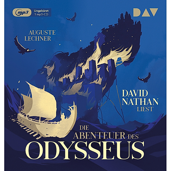 Die Abenteuer des Odysseus,1 Audio-CD, 1 MP3, Auguste Lechner