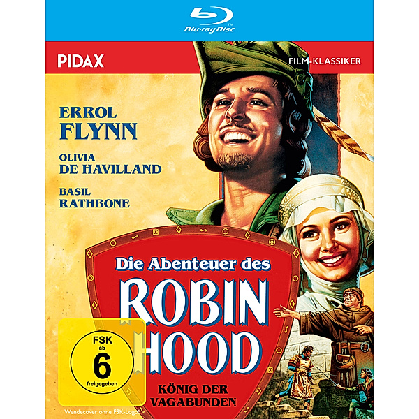 Die Abenteuer des Robin Hood - König der Vagabunden, Errol Flynn