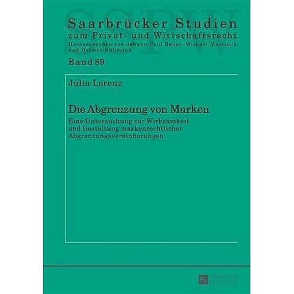 Die Abgrenzung von Marken, Julia Lorenz