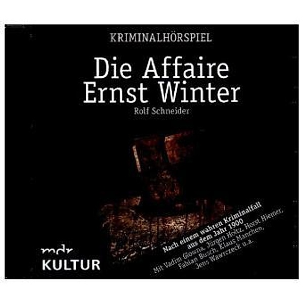 Die Affaire Ernst Winter, 1 Audio-CD, Rolf Schneider