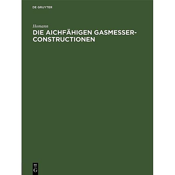Die aichfähigen Gasmesser-Constructionen / Jahrbuch des Dokumentationsarchivs des österreichischen Widerstandes, Homann