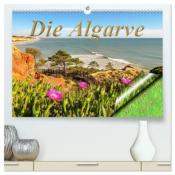 Die Algarve (hochwertiger Premium Wandkalender 2024 DIN A2 quer), Kunstdruck in Hochglanz, Heinz-Peter Schwerin