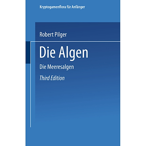 Die Algen, Robert Pilger, Gustav Lindau