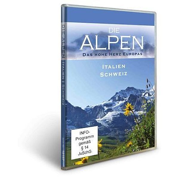 Die Alpen - Italien & Schweiz, 1 DVD, Peter Bardehle, Lisa Eder-Held, Sebastian Lindemann, Klaus Steindl