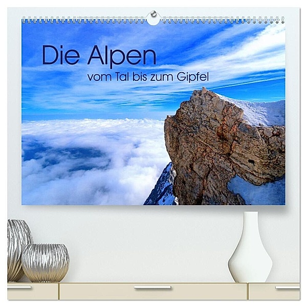 Die Alpen - vom Tal bis zum Gipfel (hochwertiger Premium Wandkalender 2024 DIN A2 quer), Kunstdruck in Hochglanz, Stefan Mosert