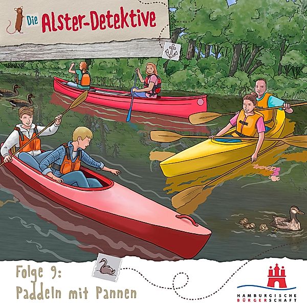 Die Alster-Detektive - 9 - Paddeln mit Pannen, Kai Schwind, Katrin Wiegand