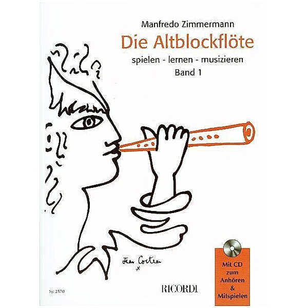 Die Altblockflöte spielen, lernen, musizieren, m. Audio-CD.Bd.1, Manfredo Zimmermann
