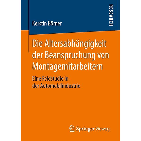 Die Altersabhängigkeit der Beanspruchung von Montagemitarbeitern, Kerstin Börner