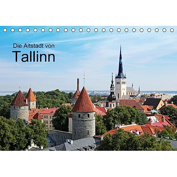 Die Altstadt von Tallinn (Tischkalender 2014 DIN A5 quer), Klaus Eppele