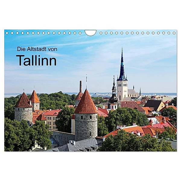 Die Altstadt von Tallinn (Wandkalender 2024 DIN A4 quer), CALVENDO Monatskalender, Klaus Eppele