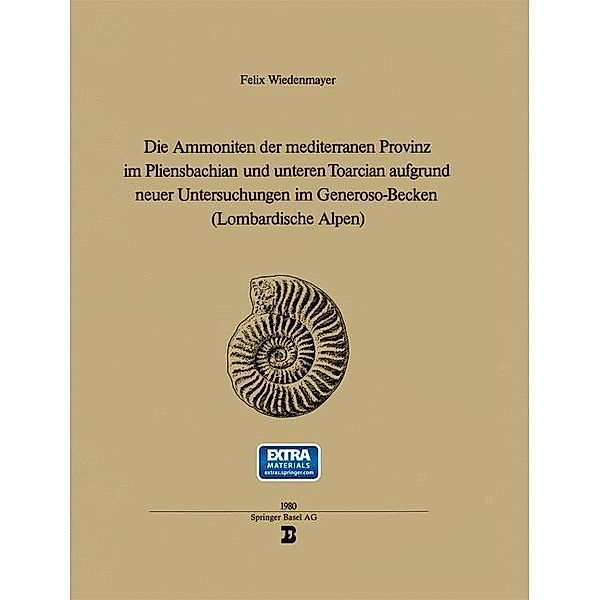 Die Ammoniten der mediterranen Provinz im Pliensbachian und unteren Toarcian aufgrund neuer Untersuchungen im Generoso-Becken, WIEDENMAYER