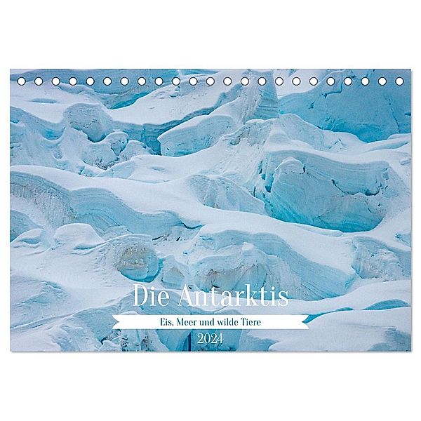 Die Antarktis - Eis, Meer und wilde Tiere (Tischkalender 2024 DIN A5 quer), CALVENDO Monatskalender, Calvendo, Andreas Misera