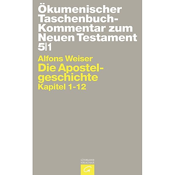 Die Apostelgeschichte, Alfons Weiser