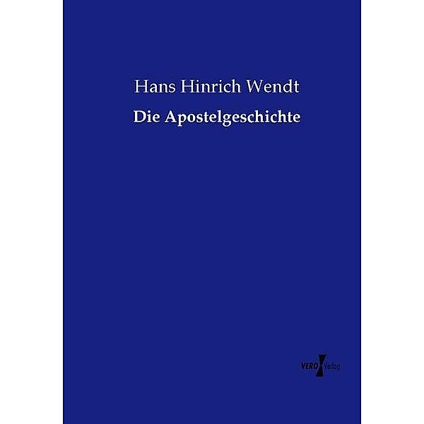 Die Apostelgeschichte, Hans Hinrich Wendt