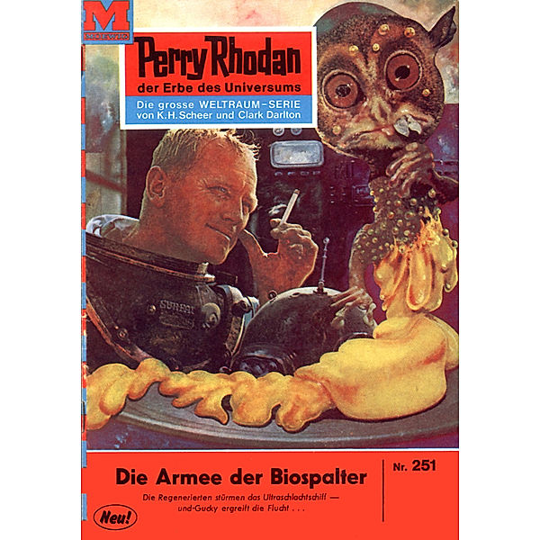 Die Armee der Biospalter (Heftroman) / Perry Rhodan-Zyklus Die Meister der Insel Bd.251, William Voltz