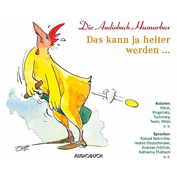 Die Audiobuch-Humorbox - Das kann ja heiter werden ..., 6 Audio-CDs, Heinrich von Kleist, Joachim Ringelnatz