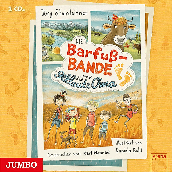 Die Barfuss-Bande und die geklaute Oma,2 Audio-CD, Jörg Steinleitner