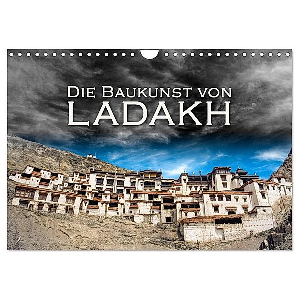 Die Baukunst von Ladakh (Wandkalender 2024 DIN A4 quer), CALVENDO Monatskalender, Günter Zöhrer