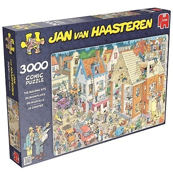 Die Baustelle (Puzzle), 3000 Teile, Jan Van Haasteren