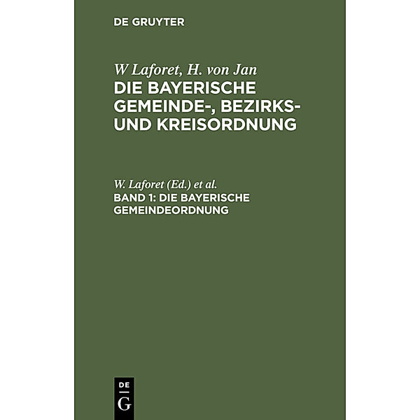 Die Bayerische Gemeindeordnung
