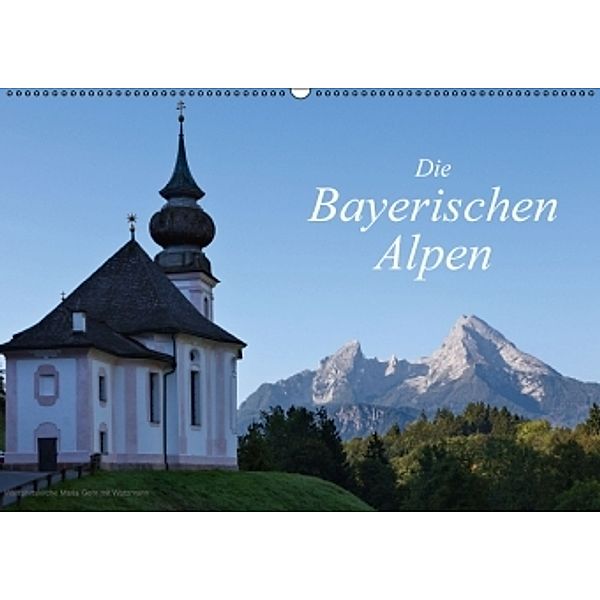 Die Bayerischen Alpen (Wandkalender 2016 DIN A2 quer), Andreas Vonzin