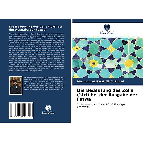 Die Bedeutung des Zolls ('Urf) bei der Ausgabe der Fatwa, Mohammed Farid Ali Al-Fijawi