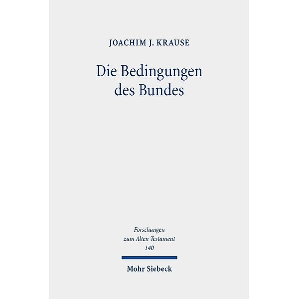 Die Bedingungen des Bundes, Joachim J. Krause