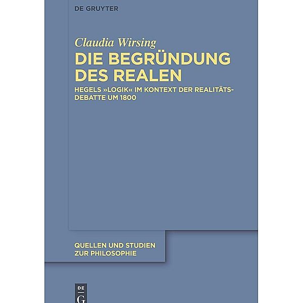 Die Begründung des Realen, Claudia Wirsing