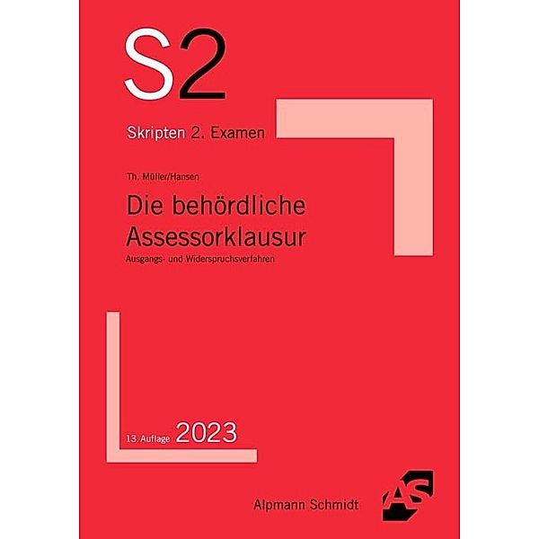 Die behördliche Assessorklausur, Thomas Müller, Frank Hansen