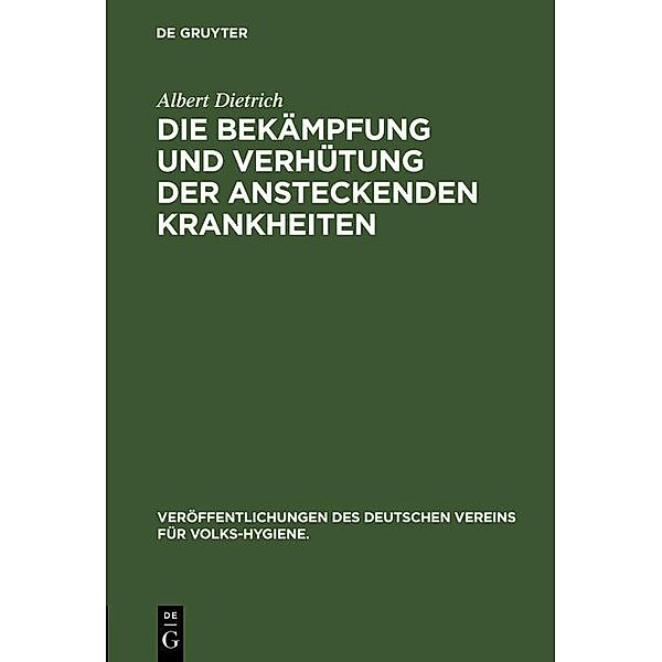 Die Bekämpfung und Verhütung der ansteckenden Krankheiten / Jahrbuch des Dokumentationsarchivs des österreichischen Widerstandes, Albert Dietrich
