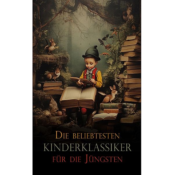 Die beliebtesten Kinderklassiker für die Jüngsten, Beatrix Potter, Johanna Spyri, Rudyard Kipling, Jack London, Wilhelm Busch, Walther Kabel, Franz Bonn, Joachim Ringelnatz, Hans Christian Andersen, Jacob Grimm, Wilhelm Grimm, Waldemar Bonsels, Joseph Jacobs, Ludwig Bechstein, Elsbeth Montzheimer, Heinrich Seidel, Lothar Meggendorfer, E. T. A. Hoffman, Oscar Wilde, Rosalie Koch, Walter Scott, Felix Salten, Gerdt von Bassewitz, Else Ury, Karl Philipp Moritz, Ludwig Tieck, Selma Lagerlöf, Hermann Löns