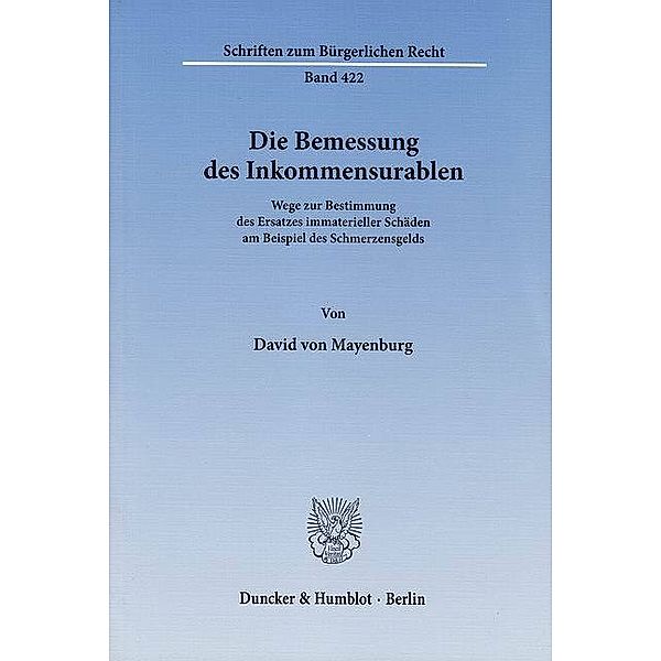 Die Bemessung des Inkommensurablen, David von Mayenburg