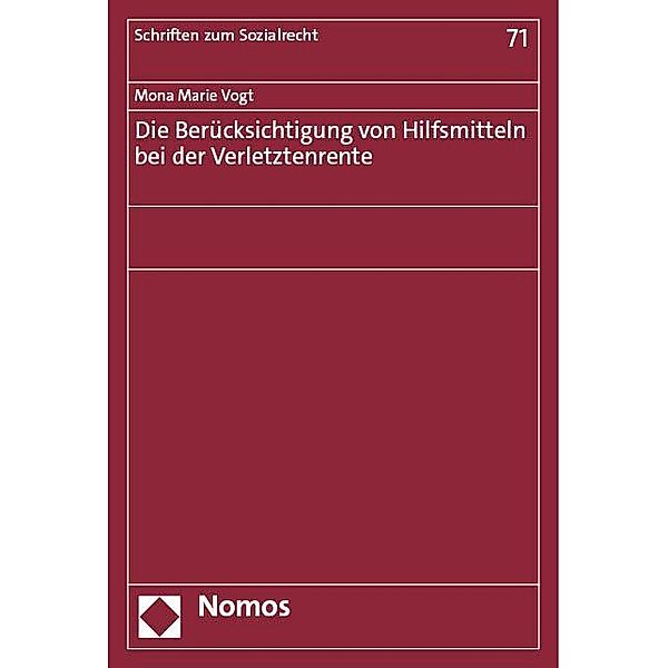 Die Berücksichtigung von Hilfsmitteln bei der Verletztenrente, Mona Marie Vogt