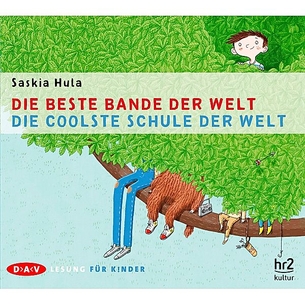 Die beste Bande der Welt / Die coolste Schule der Welt,1 Audio-CD, Saskia Hula