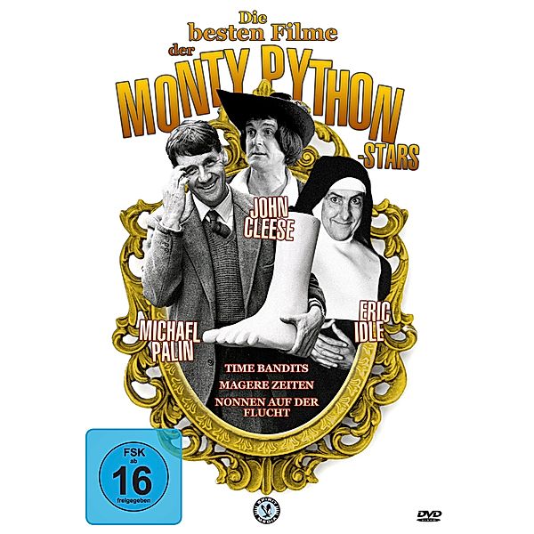 Die besten Filme der Monty Python Stars, 3 DVDs, Jonathan Lynn, Alan Bennett, Malcolm Mowbray, Michael Palin, Terry Gilliam