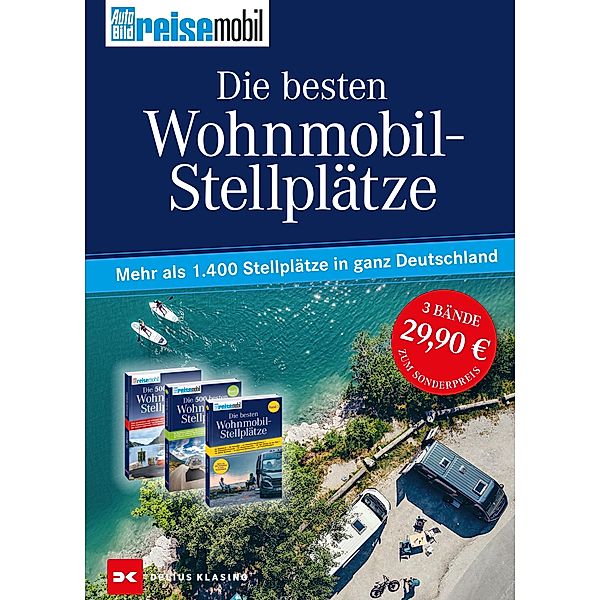 Die besten Wohnmobil-Stellplätze, 3 Bde., Jens Lehmann