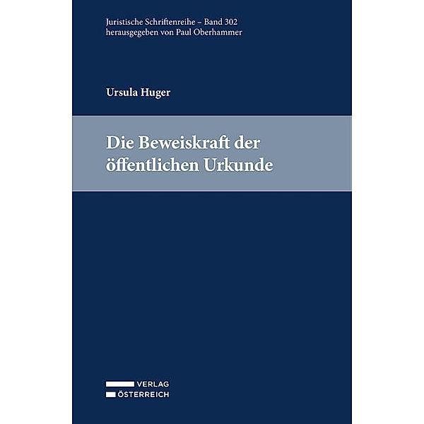 Die Beweiskraft der öffentlichen Urkunde, Ursula Huger