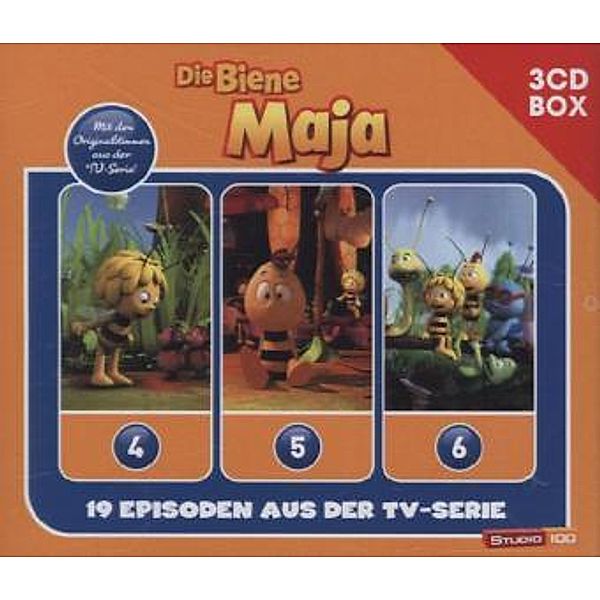 Die Biene Maja - 3-CD Hörspielbox zur neuen TV-Serie (CGI), 3 Audio-CDs, Die Biene Maja
