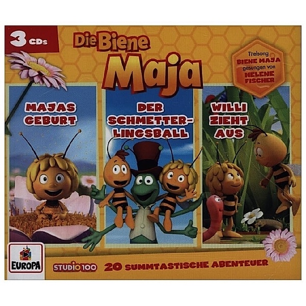 Die Biene Maja 3er Box. Box.1, 3 Audio-CD,3 Audio-CD, Die Biene Maja
