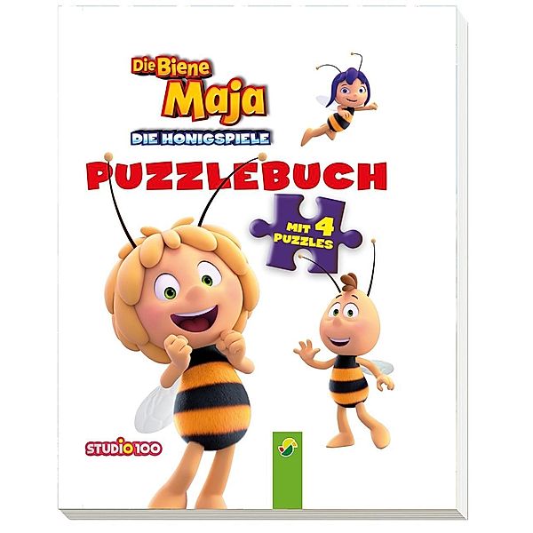 Die Biene Maja - Die Honigspiele Puzzlebuch, Lena Steinfeld