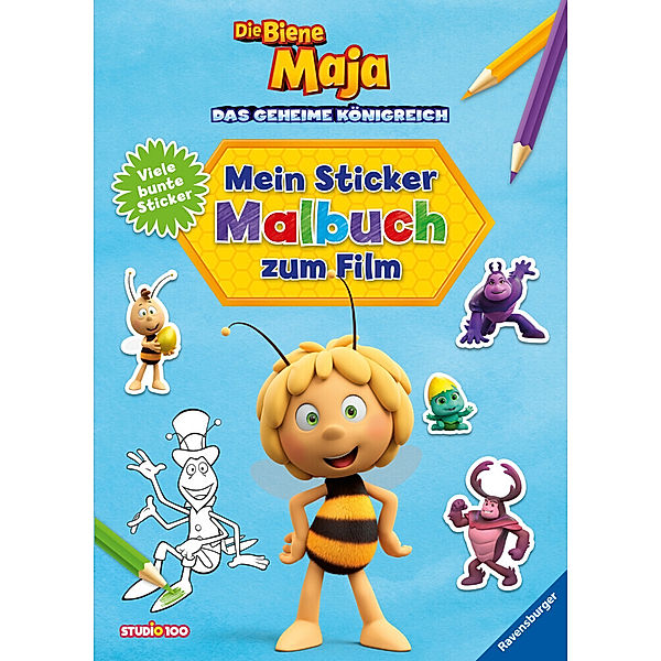 Die Biene Maja: Mein Sticker-Malbuch zum Film