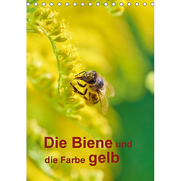 Die Biene und die Farbe gelb (Tischkalender 2018 DIN A5 hoch), Mark Bangert