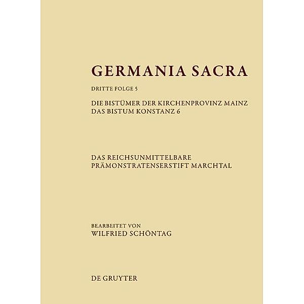 Die Bistümer der Kirchenprovinz Mainz. Das Bistum Konstanz 6. Das reichsunmittelbare Prämonstratenserstift Marchtal