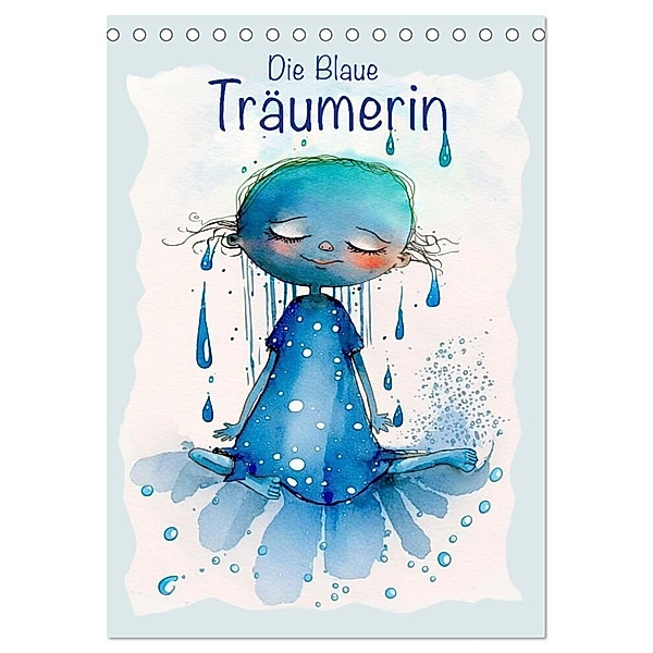 Die Blaue Träumerin (Tischkalender 2024 DIN A5 hoch), CALVENDO Monatskalender, Erich Krätschmer