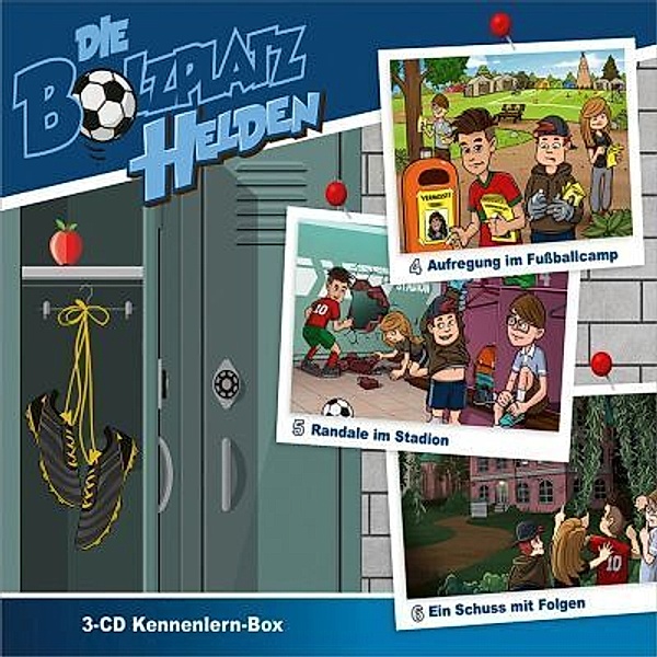 Die Bolzplatzhelden - CD-Box 2,Audio-CD, Christian Mörken